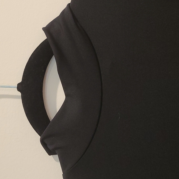 NEW Zara long sleeve gathered Black dress - Picture 4 of 8